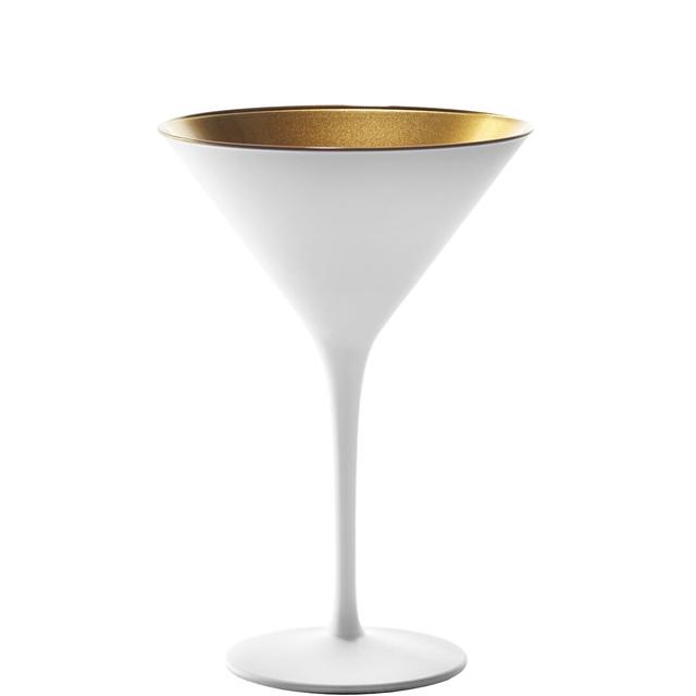 240 ml Martini-Glas Olympic (Set of 6) Stölzle Lausitz Farbe/Ausführung: Weiß/Gold on Productcaster.