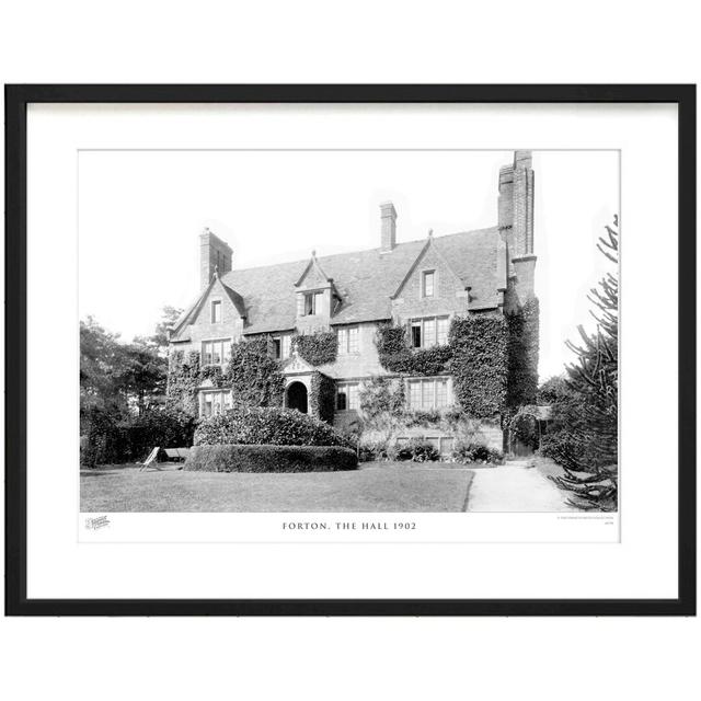 'Forton, the Hall 1902' by Francis Frith - Picture Frame Photograph Print on Paper The Francis Frith Collection Size: 60cm H x 80cm W x 2.3cm D on Productcaster.