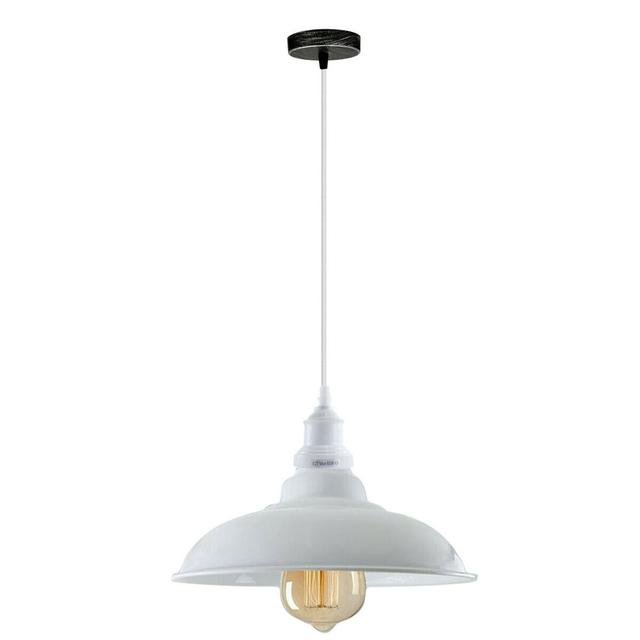 Circleville 1 - Light White Single Pendant Borough Wharf on Productcaster.