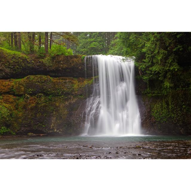 Upper North Falls - Wrapped Canvas Photograph Alpen Home Size: 30cm H x 46cm W x 3.8cm D on Productcaster.