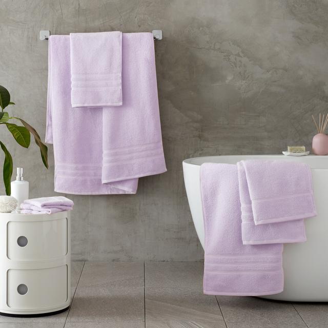 Zero Twist 100% Cotton Towel Catherine Lansfield Colour: Purple on Productcaster.