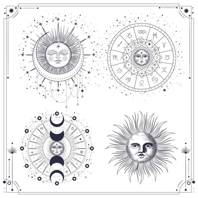 Moon Phases by Ksenija Purpisa - Wrapped Canvas Print Latitude Vive Size: 122cm H x 122cm W on Productcaster.