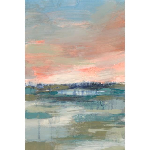 Vast Marsh I by Jennifer Goldberger - Wrapped Canvas Painting Print Highland Dunes Size: 122cm H x 81cm W on Productcaster.