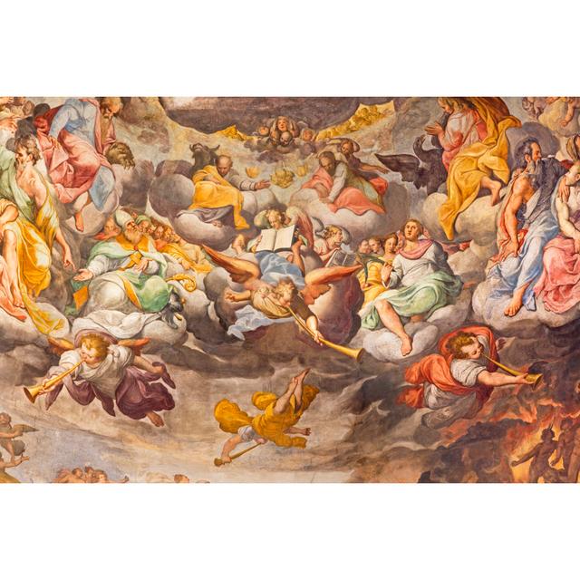 Adjuto Last Judgment Fresco by Sedmak - Wrapped Canvas Photograph Rosalind Wheeler Size: 81cm H x 122cm W x 3.8cm D on Productcaster.