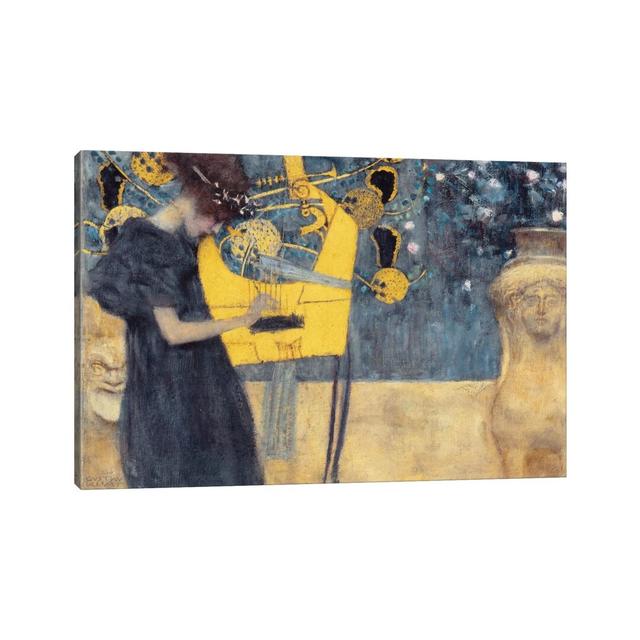 Musik I 1895 by Gustav Klimt - Wrapped Canvas Painting Lark Manor Format: Wrapped Canvas, Size: 30.48cm H x 45.72cm W x 1.91cm D on Productcaster.