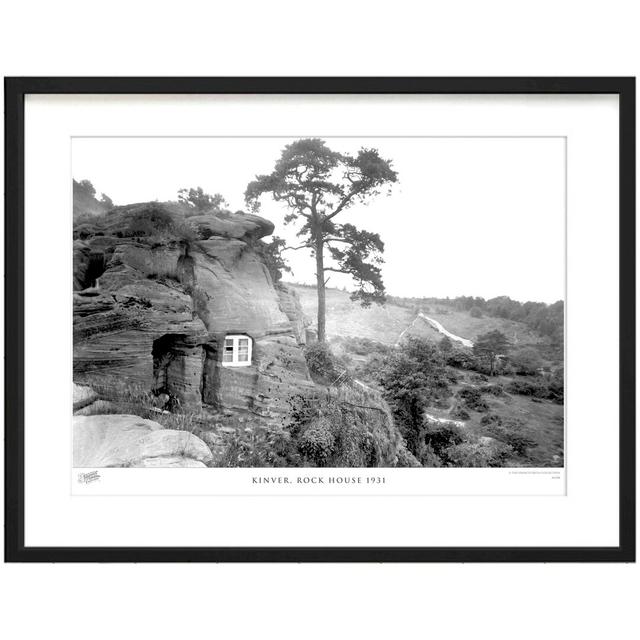 'Kinver, Rock House 1931' - Picture Frame Photograph Print on Paper The Francis Frith Collection Size: 60cm H x 80cm W x 2.3cm D on Productcaster.