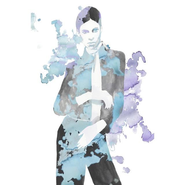 Fashion Illustration III - Wrapped Canvas Illustration Mercer41 Size: 30cm H x 20cm W on Productcaster.