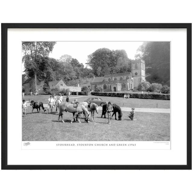 Stourhead, Stourton Church And Green C1965 - Single Picture Frame Print The Francis Frith Collection Size: 60cm H x 80cm W x 2.3cm D on Productcaster.