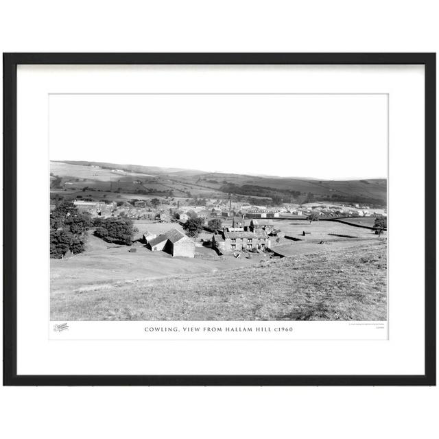 Cowling, View From Hallam Hill C1960 - Single Picture Frame Print The Francis Frith Collection Size: 28cm H x 36cm W x 2.3cm D on Productcaster.