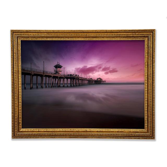 Stars In The Pink Skies Framed Print Highland Dunes Size: 42cm H x 59.7cm W on Productcaster.