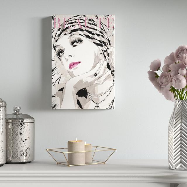 Beaute Pink - Wrapped Canvas Print East Urban Home Size: 76cm H x 51cm W on Productcaster.