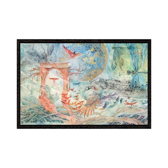 The Gate by Stephanie Law - Gallery-Wrapped Canvas Giclée on Canvas Lark Manor Format: Black Framed, Size: 101.6cm H x 152.4cm W x 3.81cm D on Productcaster.