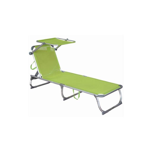 Kiso Folding Recliner Chair Dakota Fields Colour: Green on Productcaster.