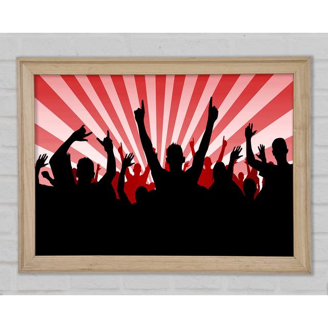 Red Rave - Single Picture Frame Art Prints Bright Star Size: 84.1cm H x 118.9cm W x 1.5cm D on Productcaster.