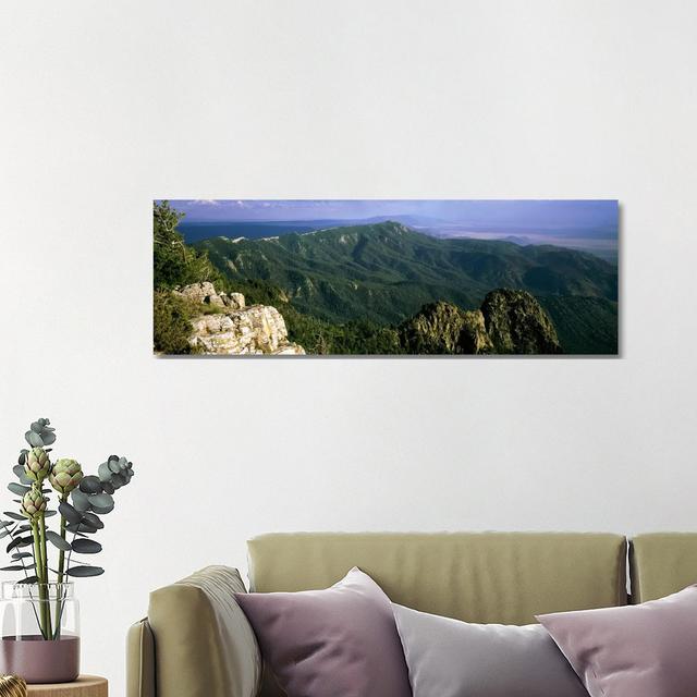 Sandia Mountains, Near Albuquerque, New Mexico, USA - Wrapped Canvas Panoramic Print Union Rustic Size: 40.64cm H x 121.92cm W x 3.81cm D on Productcaster.