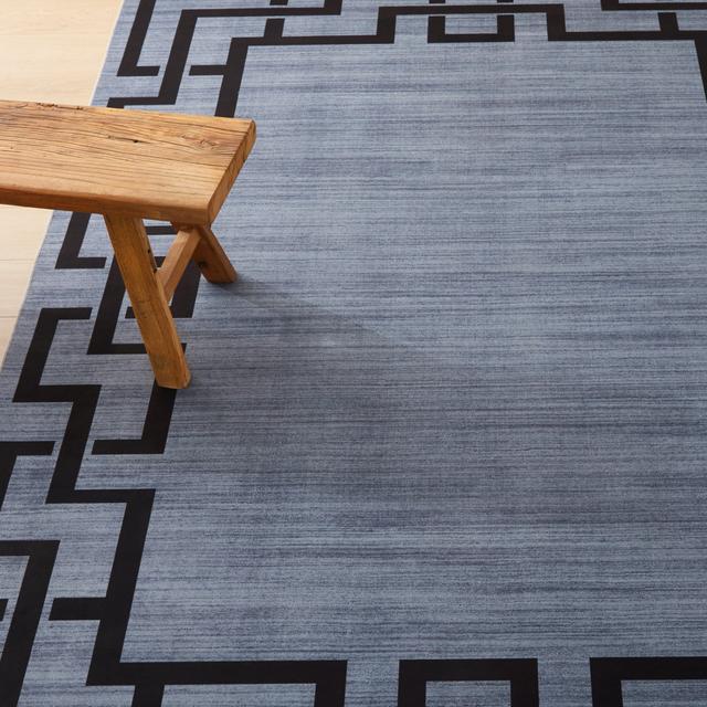 Enrica Polypropylene Grey/Black Area Rug Fairmont Park Rug Size: Runner 60 x 220cm on Productcaster.