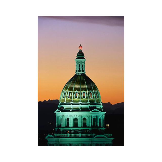 Colourado State Capitol Building Denver CO - Wrapped Canvas Photograph Latitude Run Size: 30.48cm H x 20.32cm W x 1.91cm D on Productcaster.