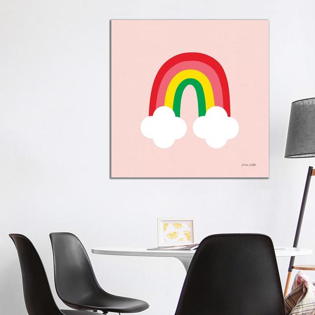 Bright Rainbow II by Ann Kelle - Wrapped Canvas Print Isabelle & Max Size: 93.98cm H x 93.98cm W x 1.91cm D on Productcaster.