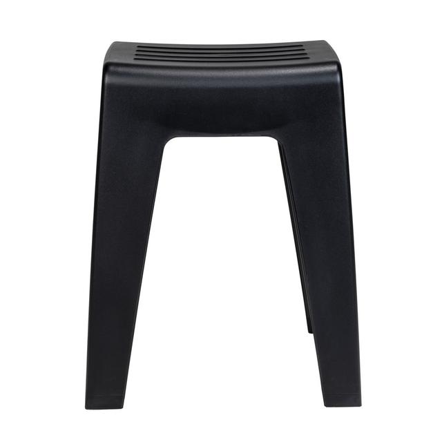 Symple Stuff bath stool, model Kumba, black, sturdy quality made of plastic Symple Stuff on Productcaster.