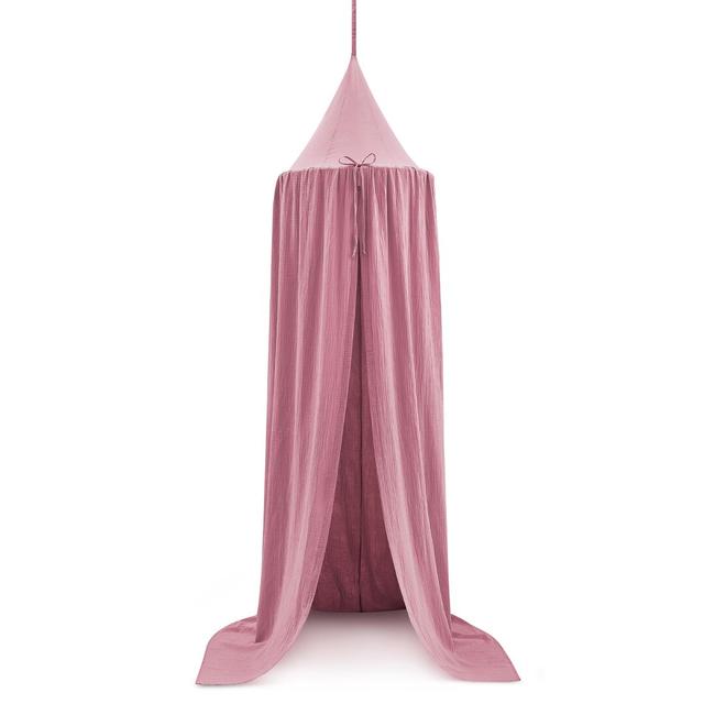 Muslin Bed Canopy Nordville Colour: Pink on Productcaster.