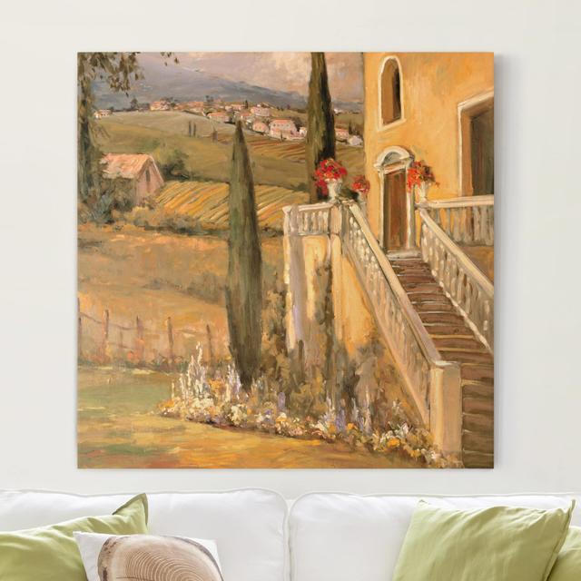 Italian Landscape - Wrapped Canvas Painting Rosalind Wheeler on Productcaster.