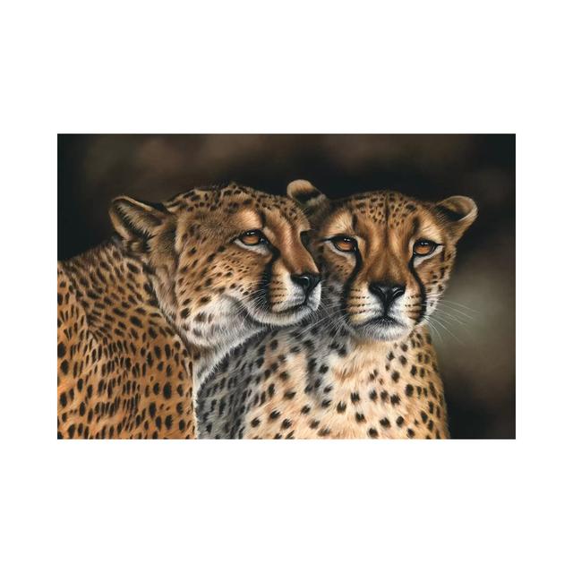 Cheetahs by Richard Macwee - Wrapped Canvas Photograph Latitude Run Size: 66.04cm H x 101.6cm W x 3.81cm D on Productcaster.