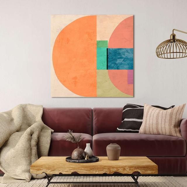 Abstract And Geometric Painting: Smiling by Sonne Taylor - Print Selected Artworks srl Size: 50cm H x 50cm W on Productcaster.