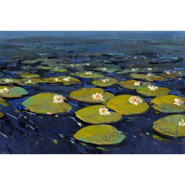 Lily Pads I by Timothy O' Toole - Wrapped Canvas Painting Rosalind Wheeler Size: 61cm H x 91cm W on Productcaster.