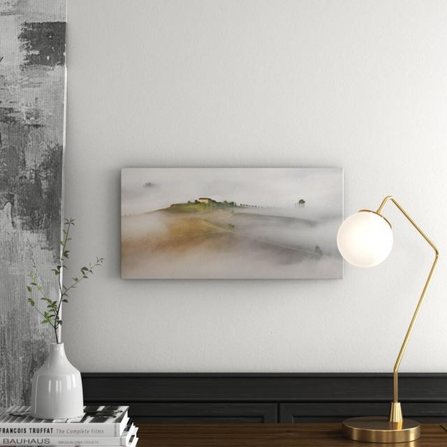 Morning Fog Photographic Print on Canvas East Urban Home Size: 60cm L x 30cm W on Productcaster.