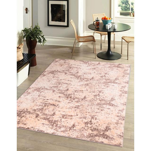 Rug Runner Polypropolene Rectangle Badroom Carpet,Office Rugs Living Modern Rustic Look Mat Brown. Williston Forge Rug Size: Rectangle 200 x 290cm on Productcaster.