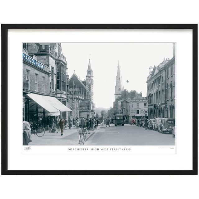 'Dorchester, High West Street C1950' by Francis Frith - Picture Frame Photograph Print on Paper The Francis Frith Collection Size: 40cm H x 50cm W x 2 on Productcaster.