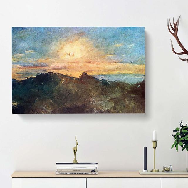 Morning Light by Fujishima Takeji - Wrapped Canvas Painting East Urban Home Size: 35cm H x 50cm W x 3cm D on Productcaster.