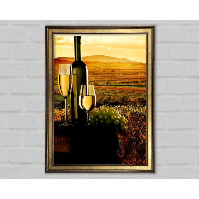 Wine Region - Single Picture Frame Art Prints Rosalind Wheeler Size: 84.1cm H x 59.7cm W x 1.5cm D on Productcaster.