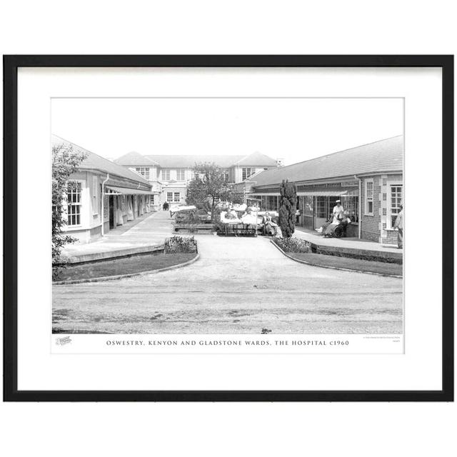 'Oswestry, Kenyon and Gladstone Wards, the Hospital C1960' - Picture Frame Photograph Print on Paper The Francis Frith Collection Size: 28cm H x 36cm on Productcaster.