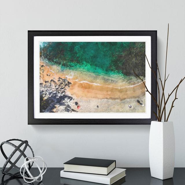 Cabo Bello Beach in Mexico - Picture Frame Painting East Urban Home Frame Option: Black Framed, Size: 48cm H x 65cm W x 2cm D on Productcaster.