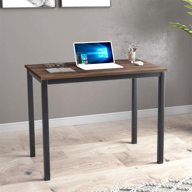 Chapmanville Rectangular Writing Desk Borough Wharf Top Colour: Brown on Productcaster.