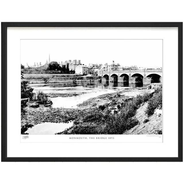 Monmouth, The Bridge 1893 - Single Picture Frame Print The Francis Frith Collection Size: 60cm H x 80cm W x 2.3cm D on Productcaster.