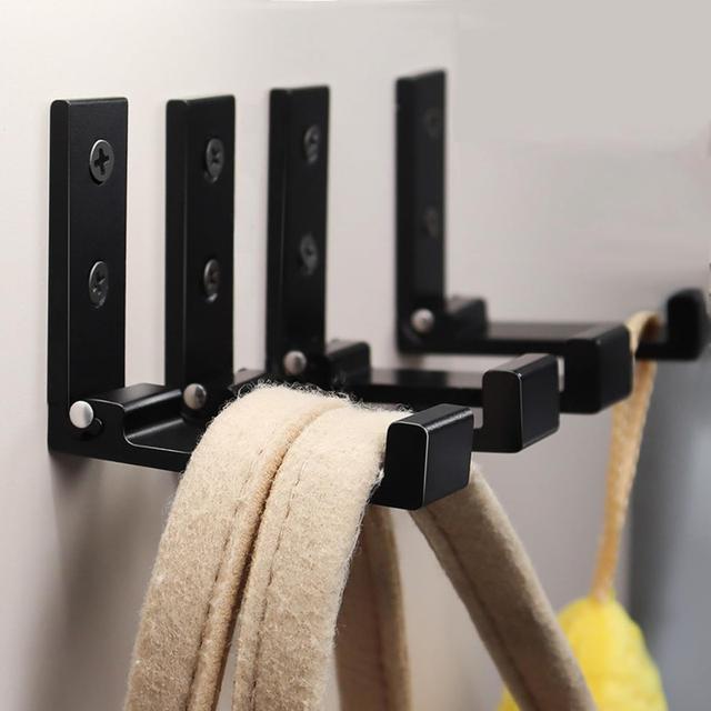 Penilopa Aluminium Wall Wall Hook 17 Stories Colour: Black on Productcaster.