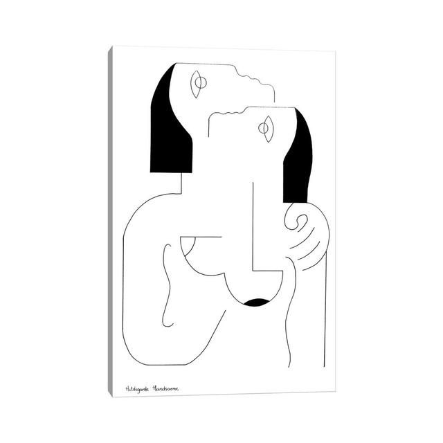 Tendresse I by Hildegarde Handsaeme - Wrapped Canvas Painting Metro Lane Size: 30.48cm H x 20.32cm W x 1.91cm D on Productcaster.