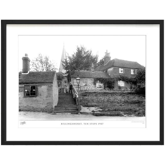 'Billingshurst, Ten Steps 1907' by Francis Frith - Picture Frame Photograph Print on Paper The Francis Frith Collection Size: 28cm H x 36cm W x 2.3cm on Productcaster.