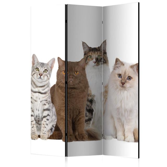 135 W x 172 H 3 - Panel Room Divider East Urban Home on Productcaster.