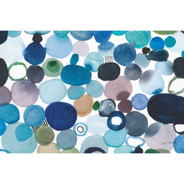 Toggle Pebbles by Cheryl Warrick - Wrapped Canvas Painting Metro Lane Size: 30cm H x 46cm W x 3.8cm D on Productcaster.