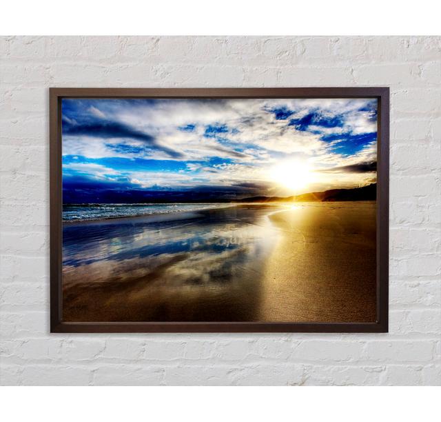 Follow The Sun - Single Picture Frame Art Prints on Canvas Bright Star Size: 59.7cm H x 84.1cm W x 3.3cm D on Productcaster.