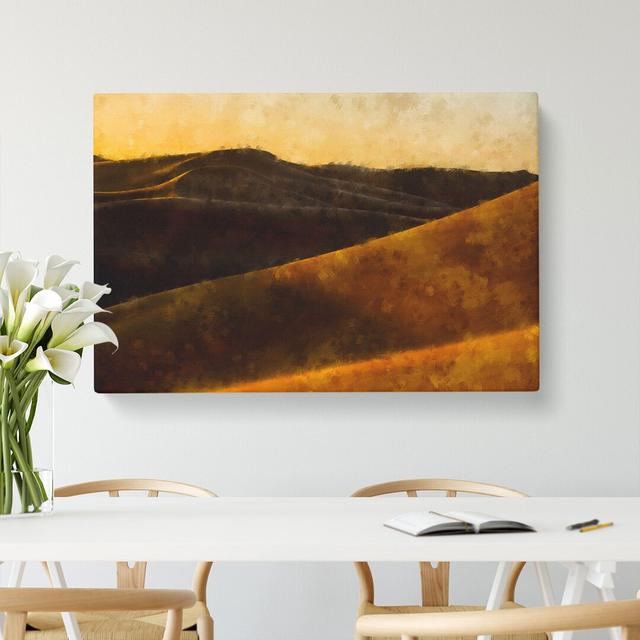 The Desert Vol.1 - Wrapped Canvas Print East Urban Home Size: 40cm H x 60cm W x 3cm D on Productcaster.