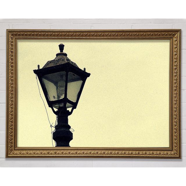 Old Street Lamp Framed Print Bright Star Size: 100cm H x 141.4cm W x 3cm D on Productcaster.