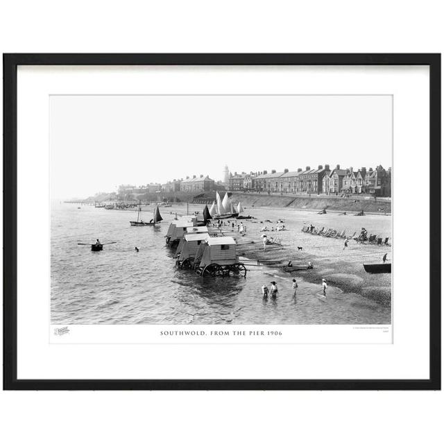 'Southwold, from the Pier 1906' by Francis Frith - Picture Frame Photograph Print on Paper The Francis Frith Collection Size: 40cm H x 50cm W x 2.3cm on Productcaster.