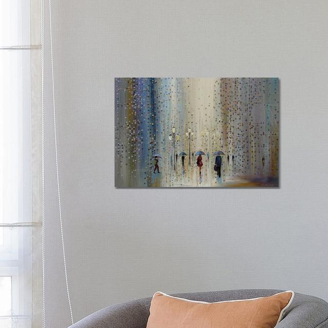 Under A Rainy Sky by Ekaterina Ermilkina - Giclee Art Print on Canvas East Urban Home Format: White Floater Framed, Size: 45.72cm H x 66.04cm W x 3.81 on Productcaster.