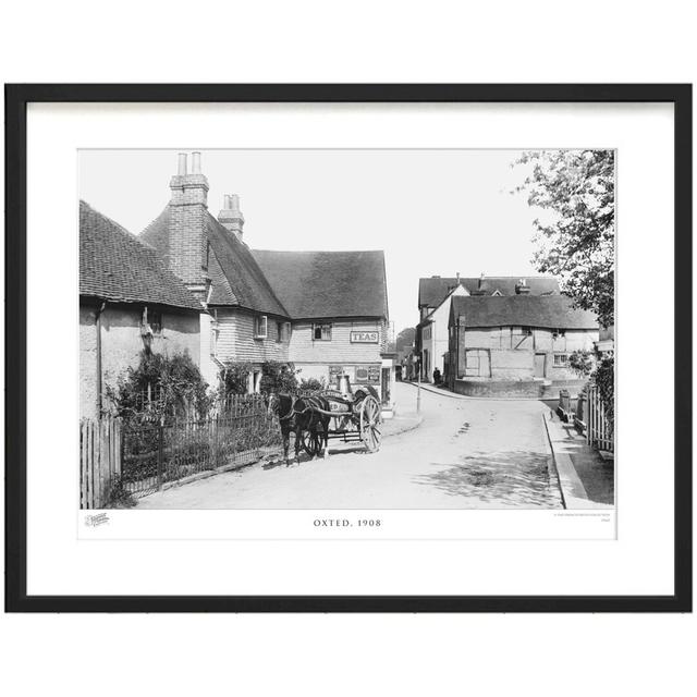 'Oxted, 1908' by Francis Frith - Picture Frame Photograph Print on Paper The Francis Frith Collection Size: 28cm H x 36cm W x 2.3cm D on Productcaster.