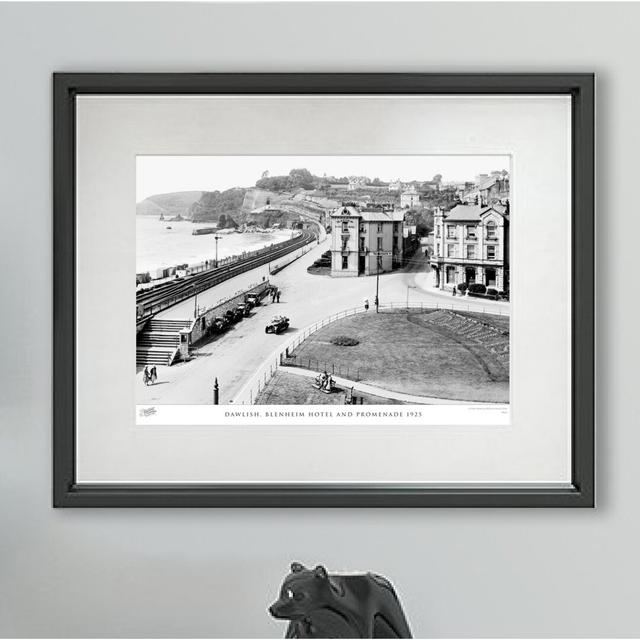 Dawlish, Blenheim Hotel And Promenade 1925 - Single Picture Frame Print The Francis Frith Collection Size: 28cm H x 36cm W x 2.3cm D on Productcaster.