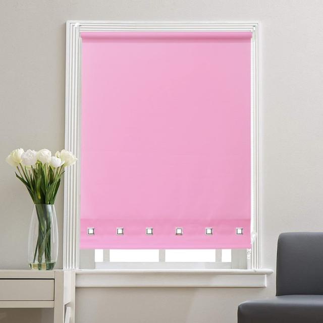 SQ Daylight Roller Blind 17 Stories Finish: Blush, Size: 210 cm L x 180 cm W on Productcaster.